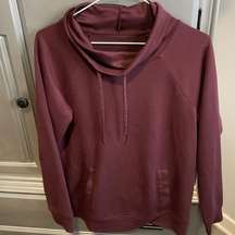 Gaiam cowl‎ plum sweatshirt