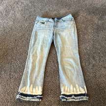 Dkny cropped jeans