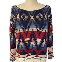 Denim & Supply Ralph Lauren Sweater Womens Small‎ Southwestern Boho Cabincore