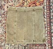 Free People Olive Green Skirt