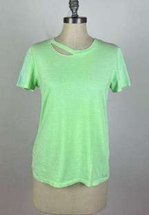 n:Philanthropy Neon Green Distressed Tee