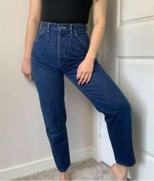 Lee Riders VINTAGE High Waisted High Rise Medium Wash Tapered Leg Jeans