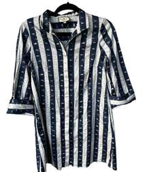 Tuckernuck Stillwater Stripe Charlie Shirt Dress S