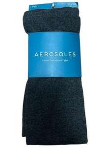 Aerosoles NWT  FOOTED FLEECE LINED TIGHTS