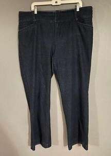 DressBarn W62 Dark Wash Signature Fit Trouser Size 18