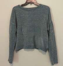 Molly Green Blue Chenille Sweater