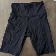 Banana Republic Black bike biker workout shorts