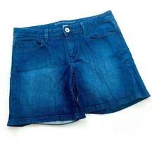 Banana Republic Rolled Indigo Blue Denim Shorts Size 28