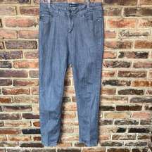 Lee Gray Wash Denim Perfect Fit Skinny Jeans Women's Size 8 *