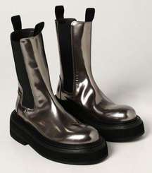 NEW Marsèll Zuccone Boots in Laminated Leather, New w/o Box Retail $1,278
