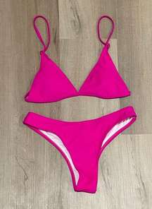 Hot Pink Bikini Set