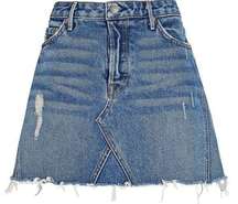 Grlfrnd Eva Denim Skirt Size 23 NWT