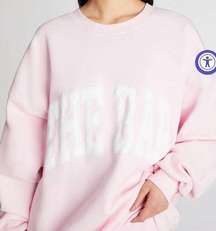 The bar  sweatshirt - blush