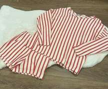 Striped Sweatshirt Shorts Set XS