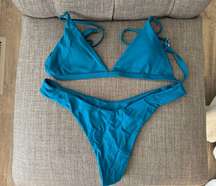 Bikini Set in Teal🦕🐳⭐️