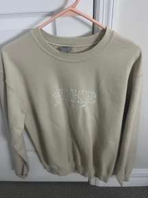 Embroidered Crew Neck