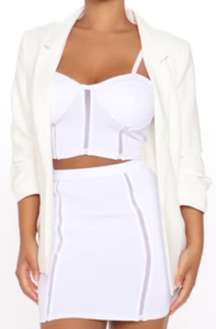 Summer White blazer 