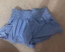 Get your flirt on shorts, Cloudy Waters light blue color