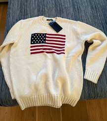 American Flag Sweater