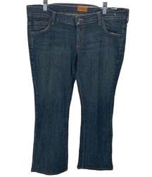 James Jeans Women's Dry Aged Bootcut Low Rise Dark Wash Denim Blue Size 32