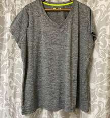 Heather gray work out tee