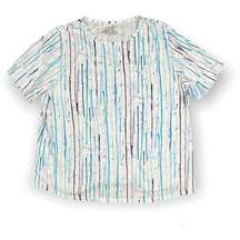 Westbound Women's Short Sleeve Paint Splatter Print Tee | Petite XL