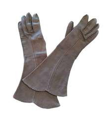 Vintage Gauntlet Style Gloves by John Frederics New York Black