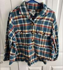 Ivy Jane A line plaid jacket size medium