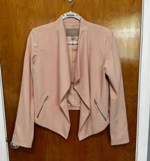 Pink Cropped Blazer