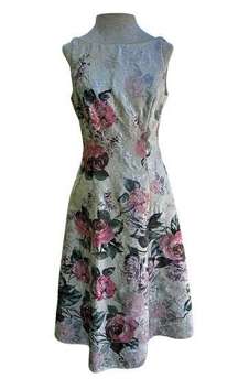 Adrianna Papell Floral Sun Dress Size 4