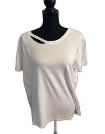 n:Philanthropy | White Zander Tee Size XL New NWT Womens Distressed