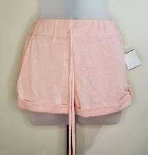 Sadie & Sage Pajama Shorts Pink Striped XS Extra Small Lounge