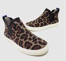 Rothy's Wildcat Cheetah Print Chelsea Boot size 7