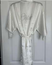 Bride Satin Robe