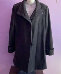 LONDON Fog Coat Dark Gray Size XL