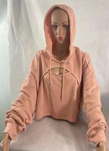 Active Crop Hooded Sweatshirt