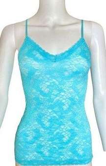 CALYPSO ST. BARTH Blue Rolls-Royce LEAVER LACE Hip Length XS Chemise Lingerie