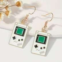 GAMEBOY NINTENDO Handheld Game Drop Enamel Earrings NEW