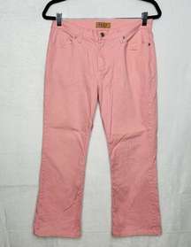 Vintage Zena Jeans Pink Denim Pants Size 30x27 Flare Leg Stretch