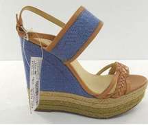 New - Womens Luxury Rebel - Blue/Tan - US Size 10