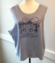 Betty Boop sleeveless tee shirt