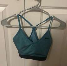 Blue Nike Sports Bra