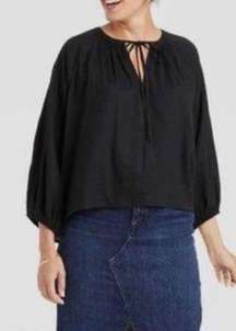 𝅺A New Day Black Blouse