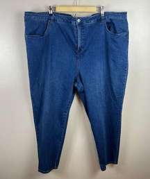 Universal Standard Seine High Rise Skinny Jeans Size 30 2XL True Blue Denim