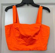 Jason Wu Orange Crop Top