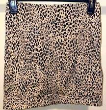 Brandy Melville Pheobe Leopard Cheatah Print Mini Skirt size XS - Made in Italy