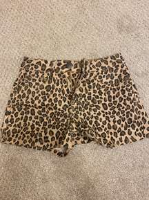 Cheetah Print Shorts