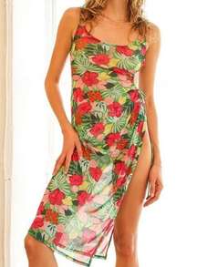 Dippin  Tropical Swim Coverup