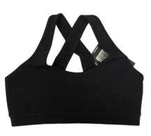 Fourlaps Women's Size Medium Infinity Running Support Sports Bra Black NWT