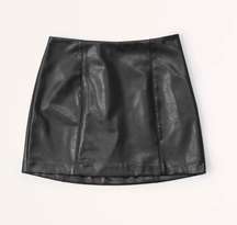 Black Leather Skirt